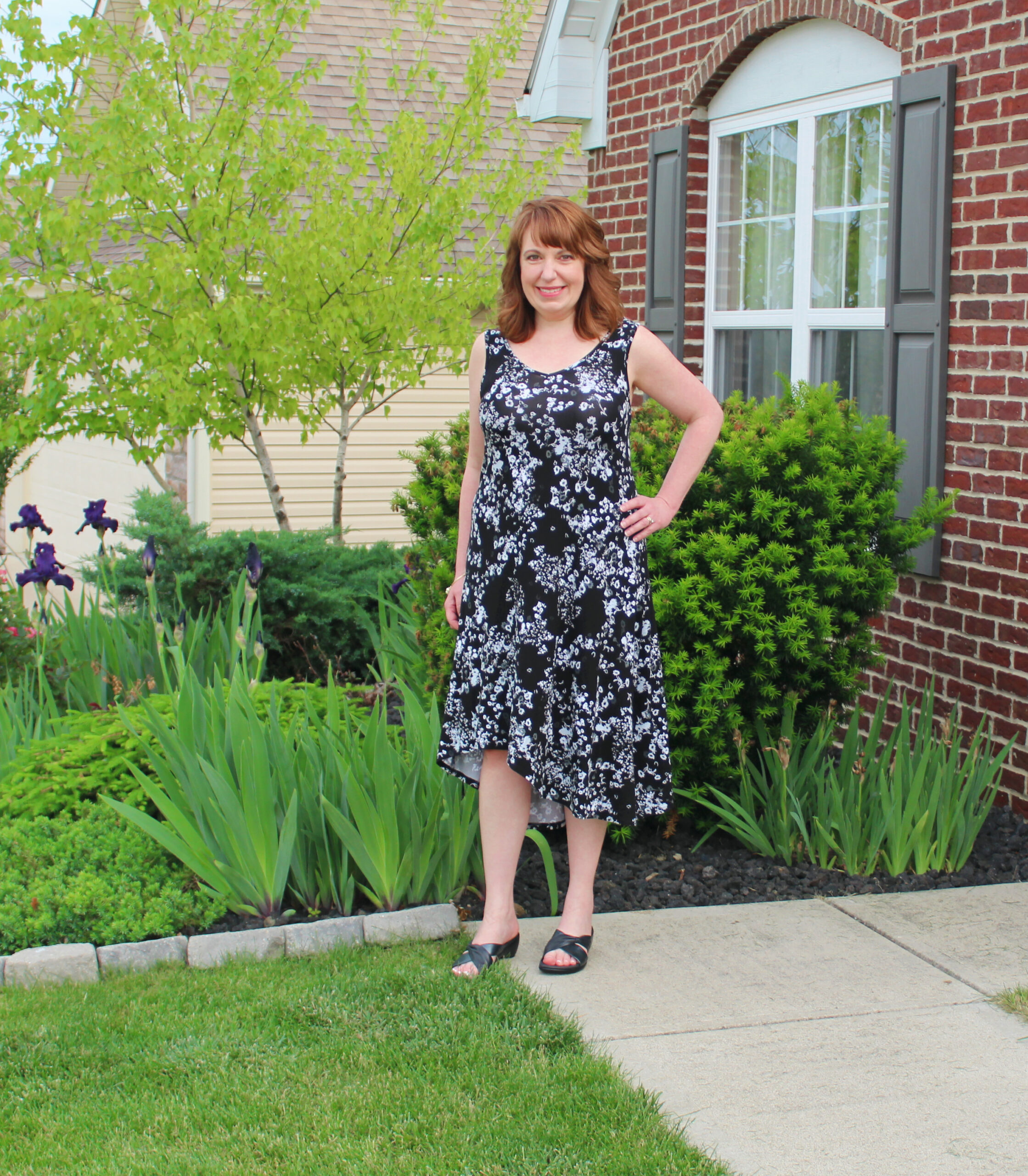 Black And White Sun Dress