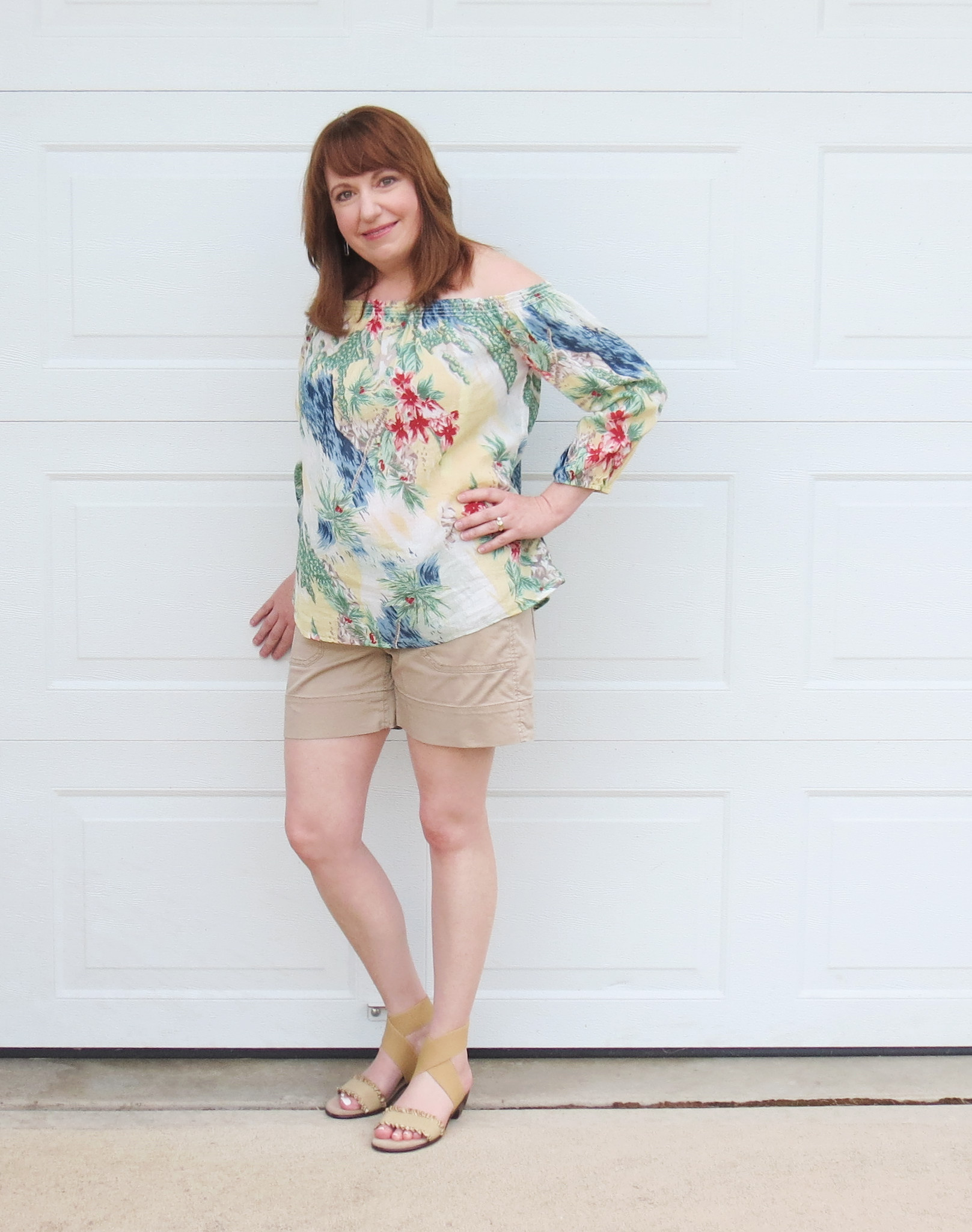Tropical Top With Shorts