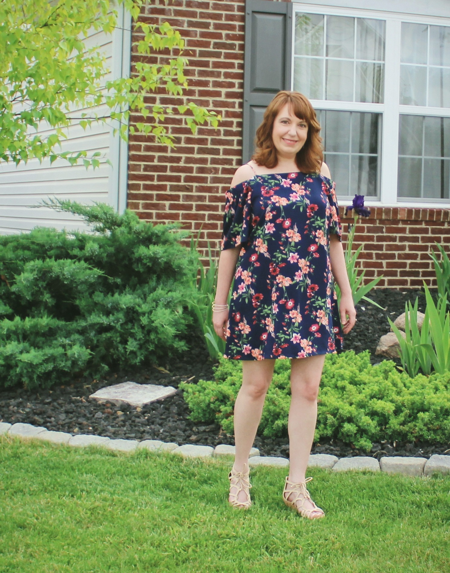 Off the Shoulder Floral Dress