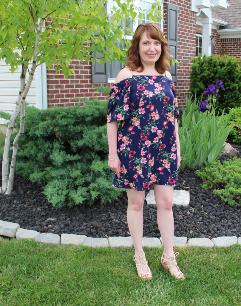 Off the Shoulder Floral Dress – Dressed in Faith