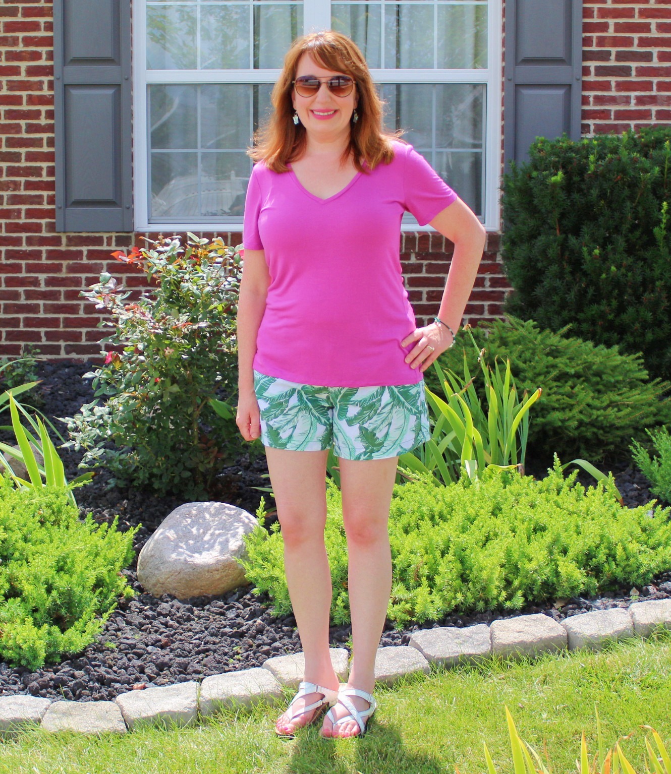 Palm Tree Leaf Shorts