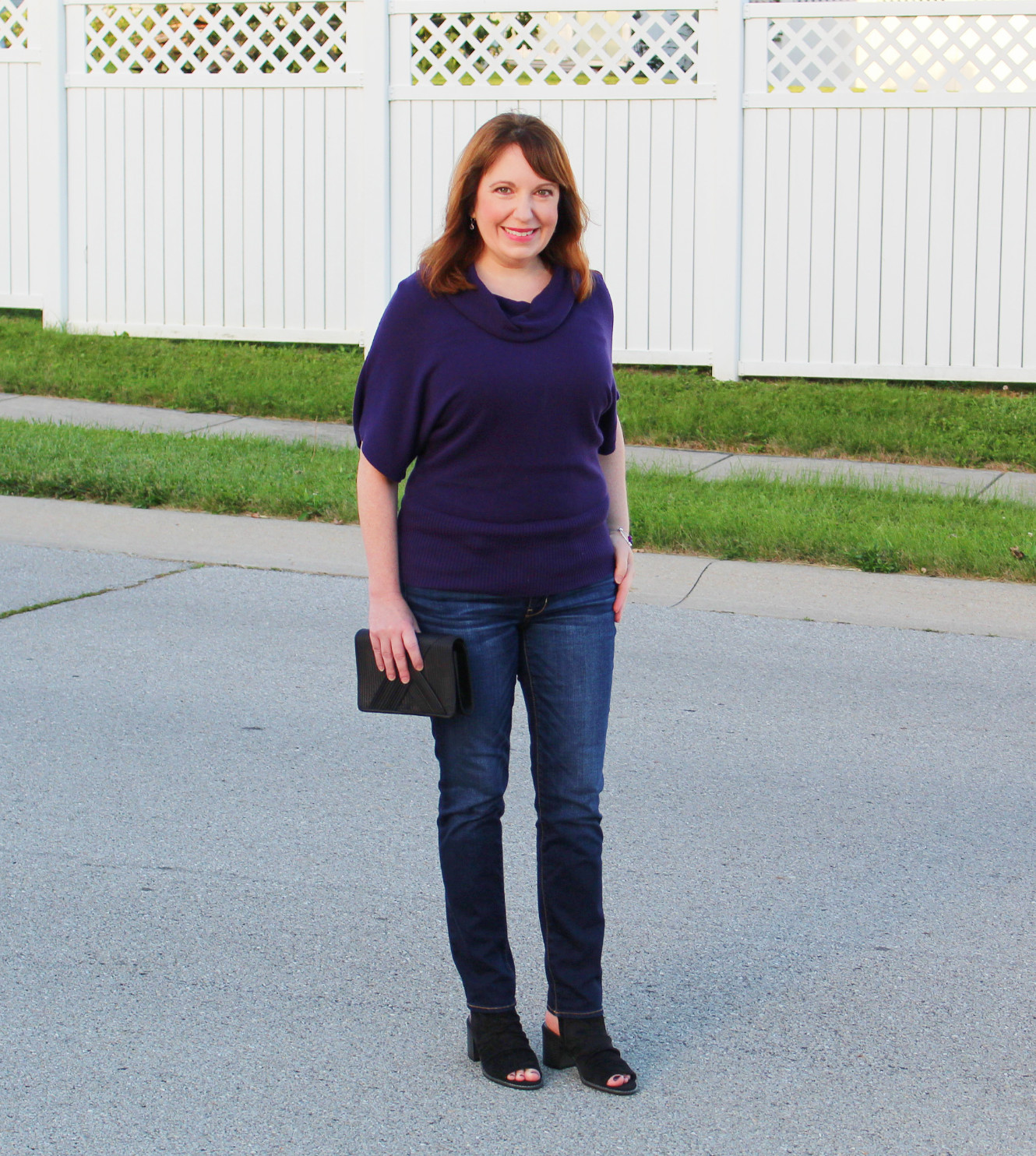 Cowl Neck Sweater Outfit