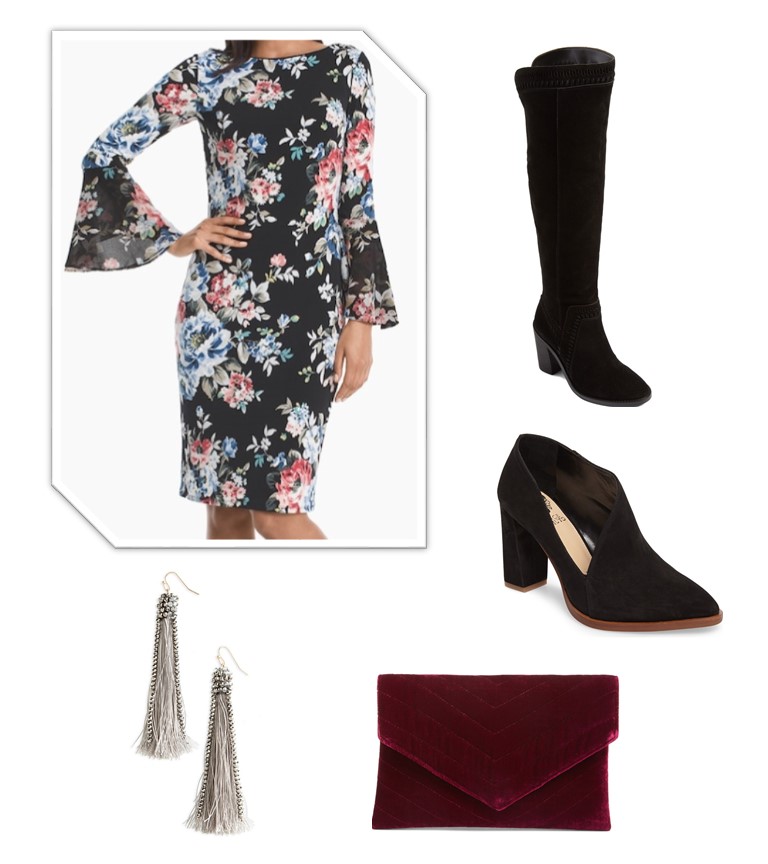 Dressy Valentine's Day Outfit/Date Night Outfit