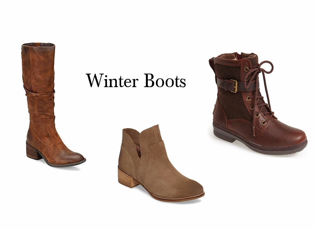 3 Winter Boot Styles