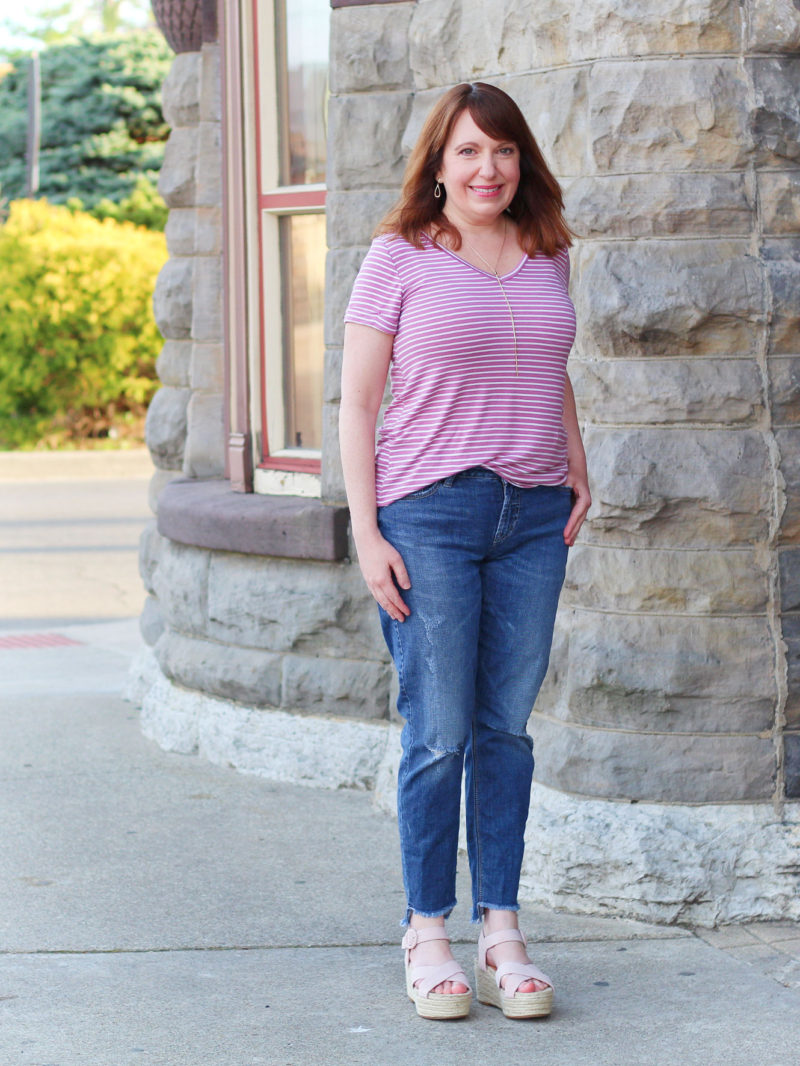 Pink Tee Outfit – Dressed in Faith