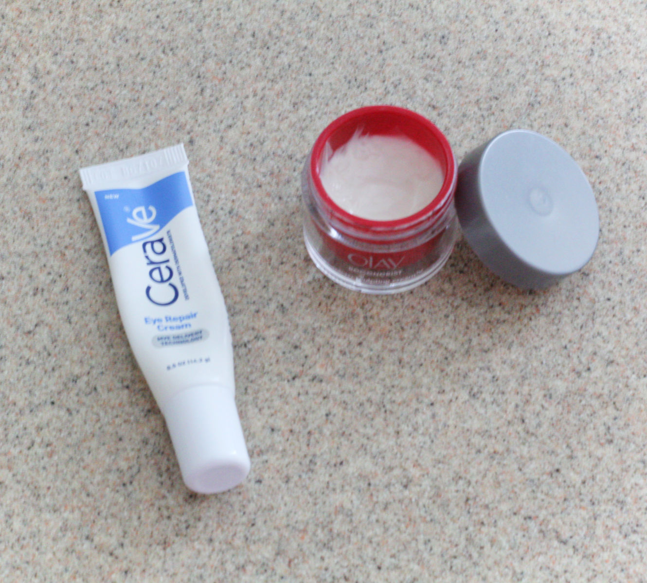 Olay Regenerist Cream And Cerave Eye Cream #beauty #skincare