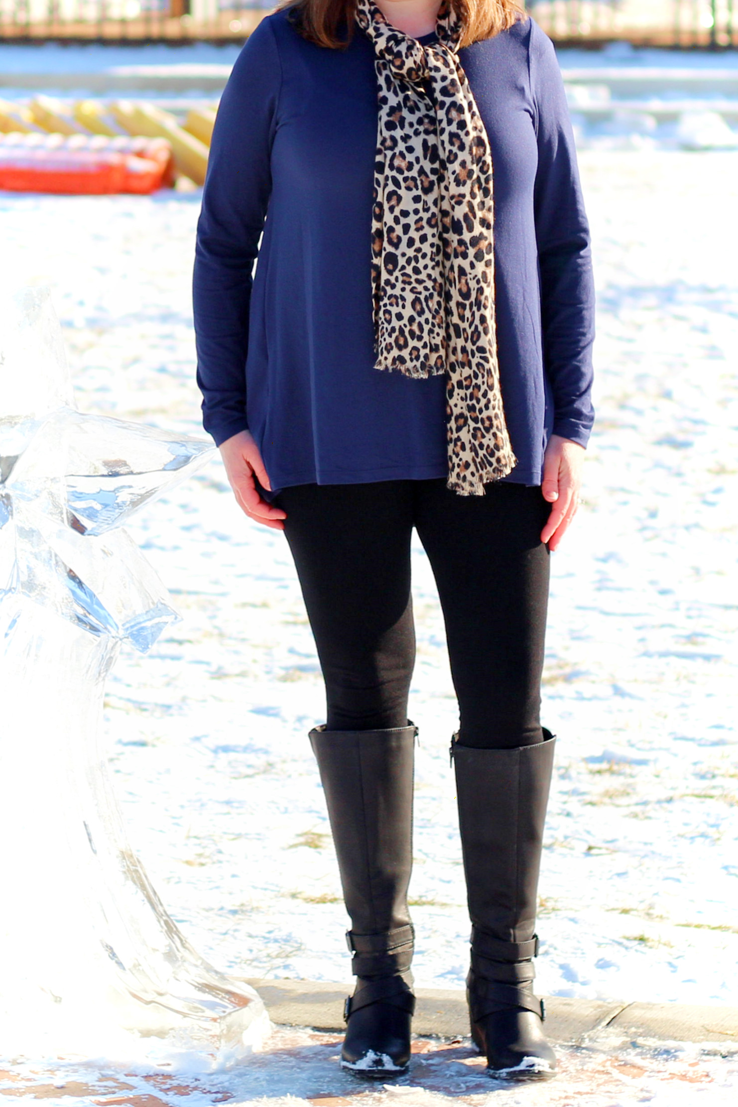 #winter outfits #leggings #tunic #women'sfashion