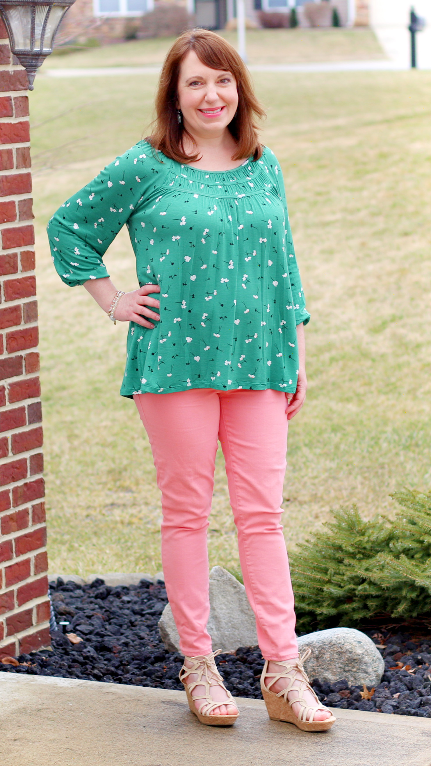 Green Peasant Top - Dressed In Faith