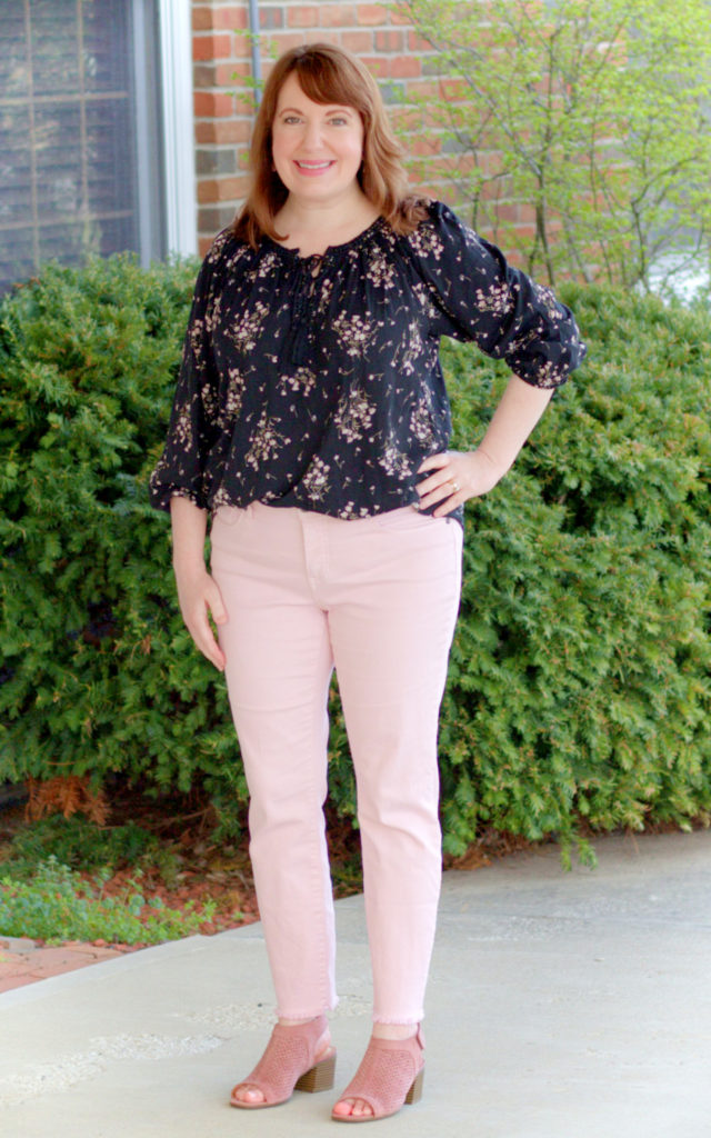 Lace Up Peasant Top - Dressed in Faith