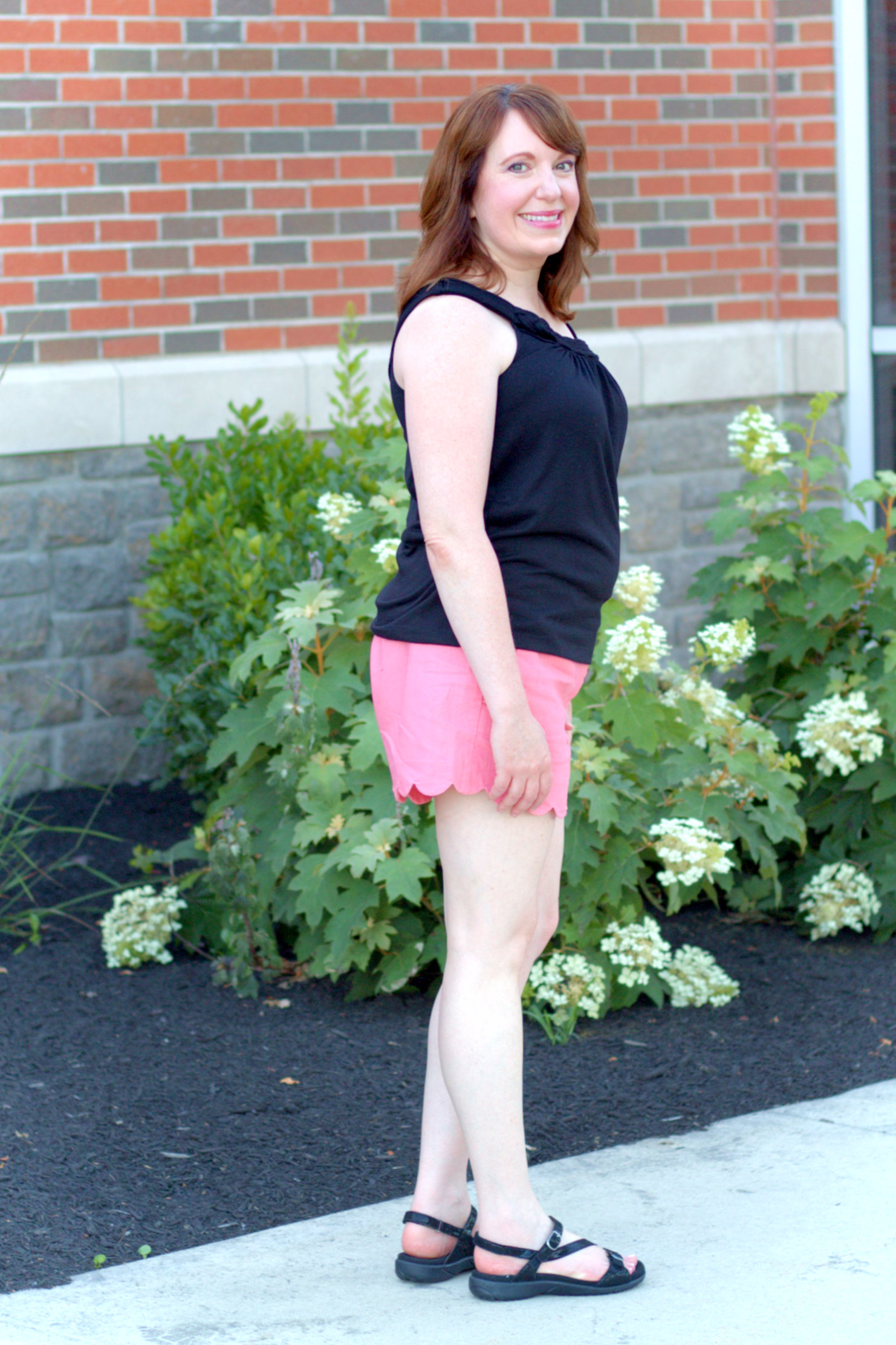Summer Look With Pink Shorts