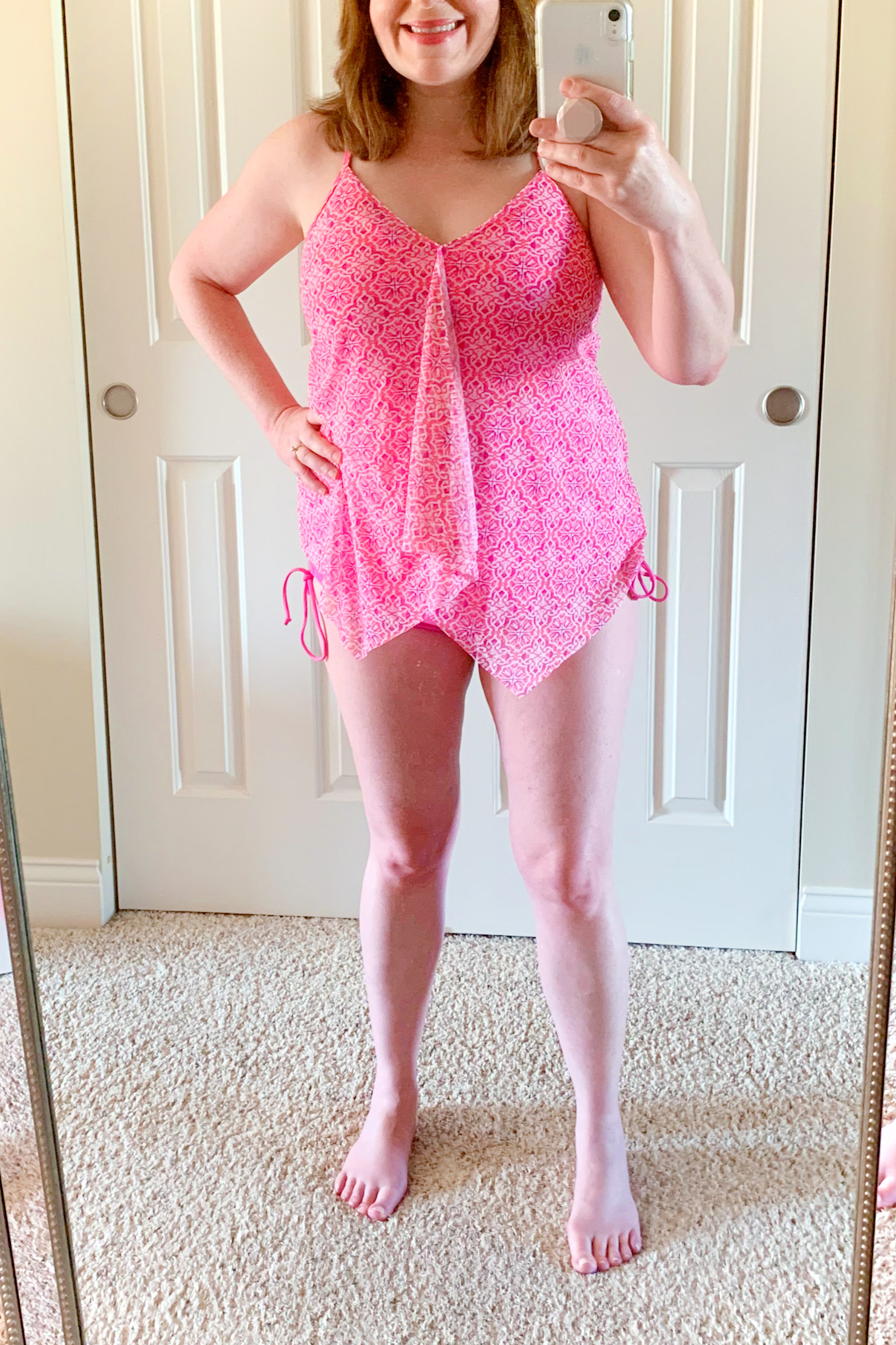 Pink Tankini Swimsuit
