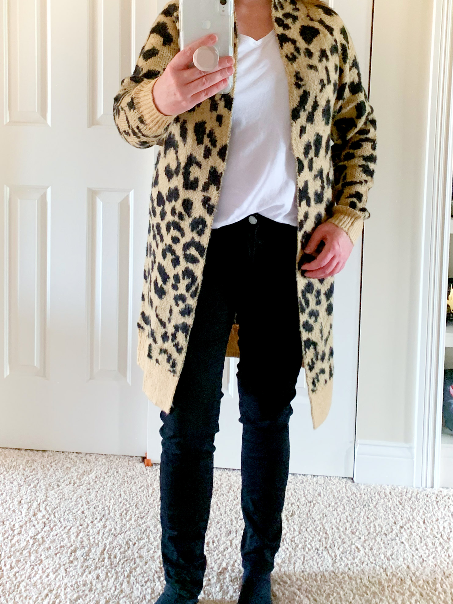 Leopard Print Cardigan