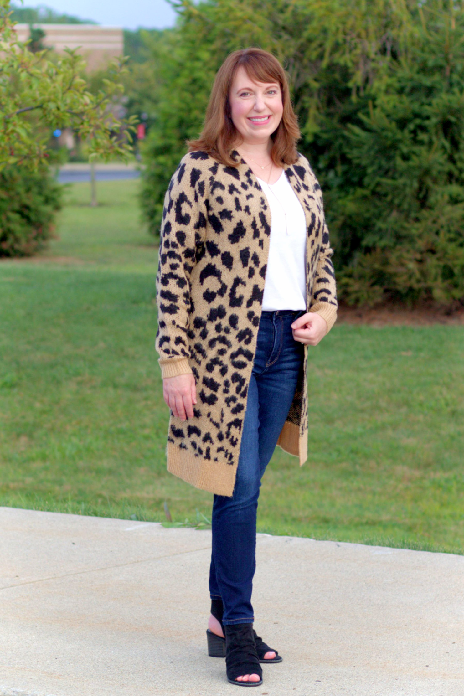 Fall Outfit with Leopard Print