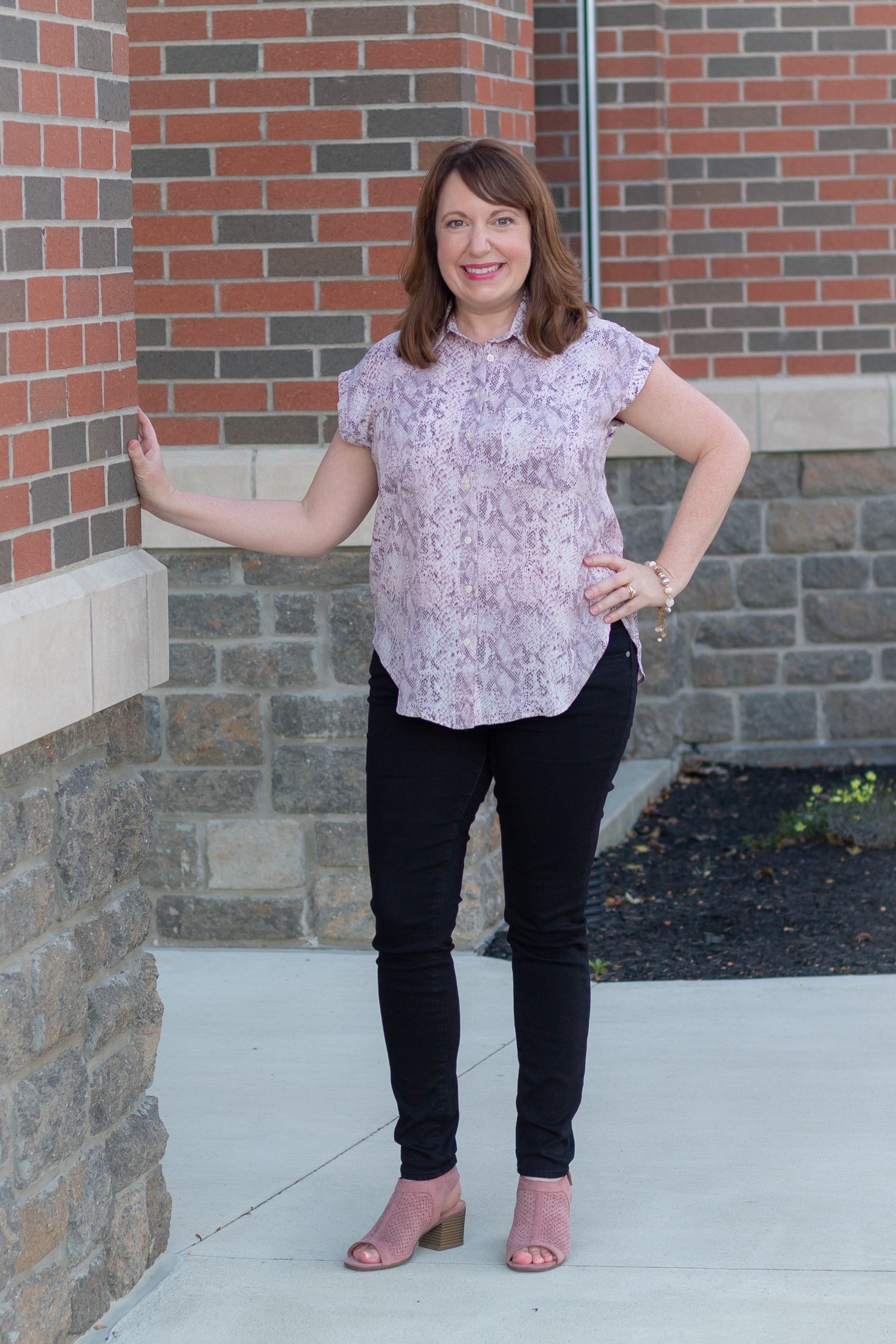 Snakeskin Top