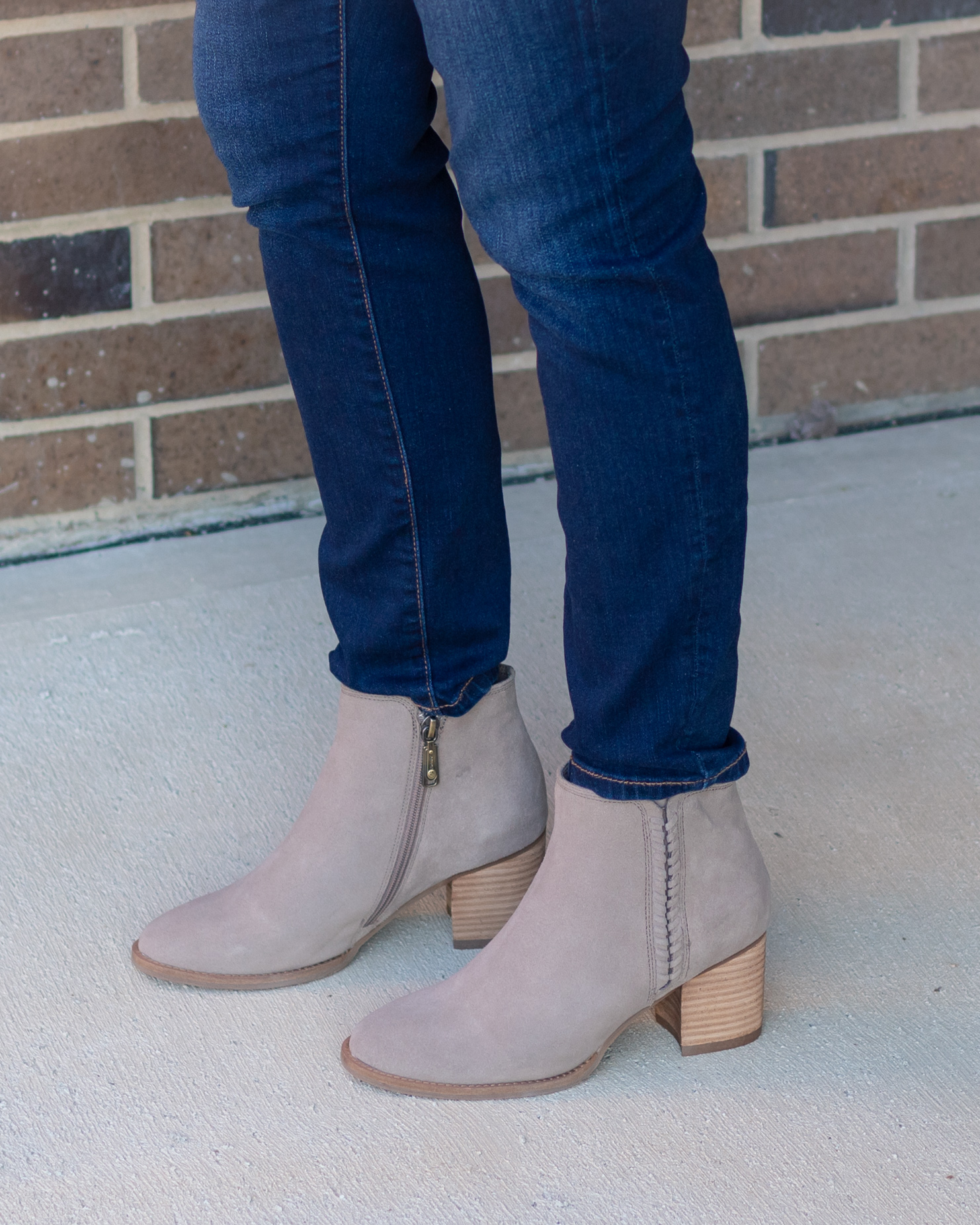Suede Taupe Boots