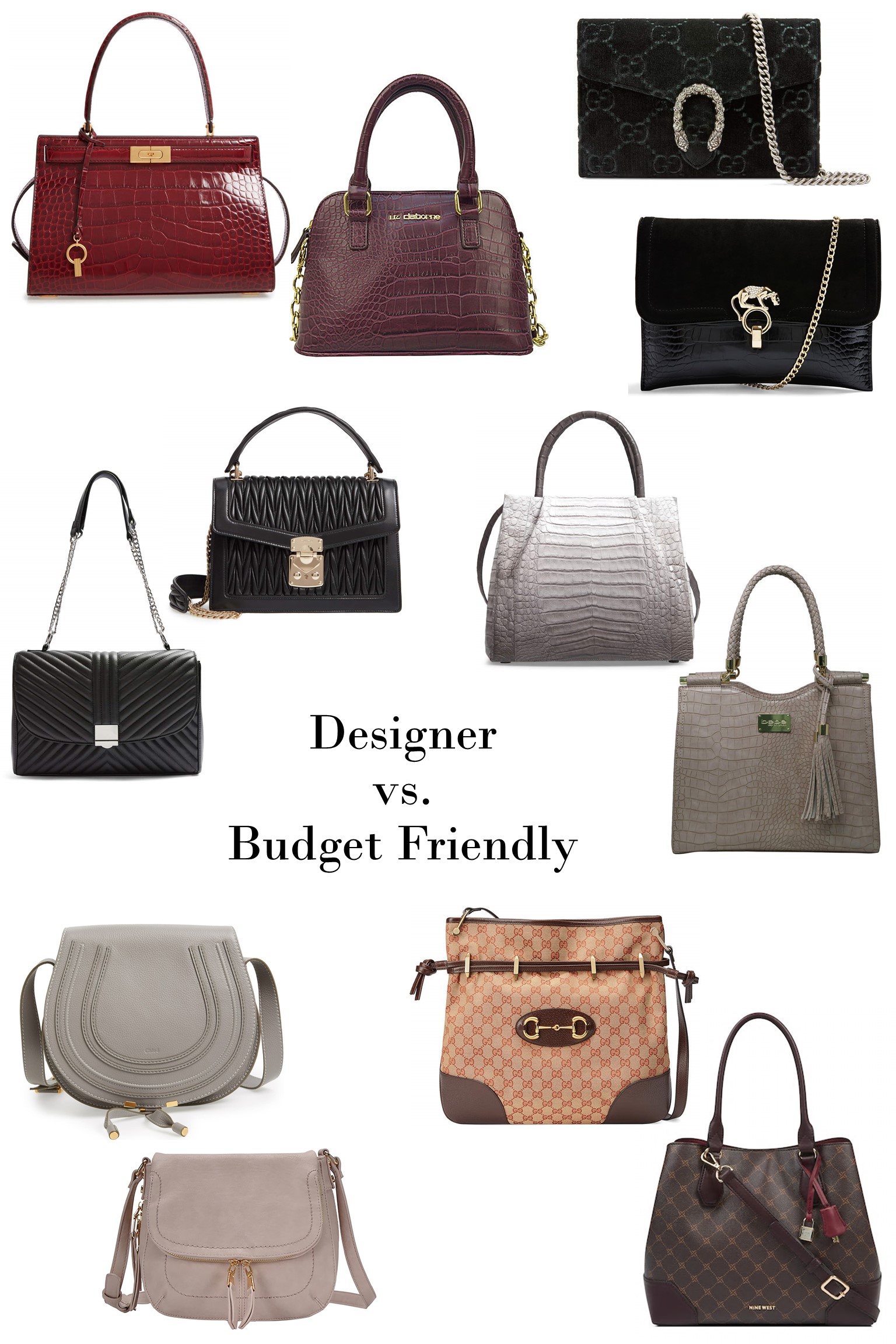 Designer vs. Budget Friendly Handbags