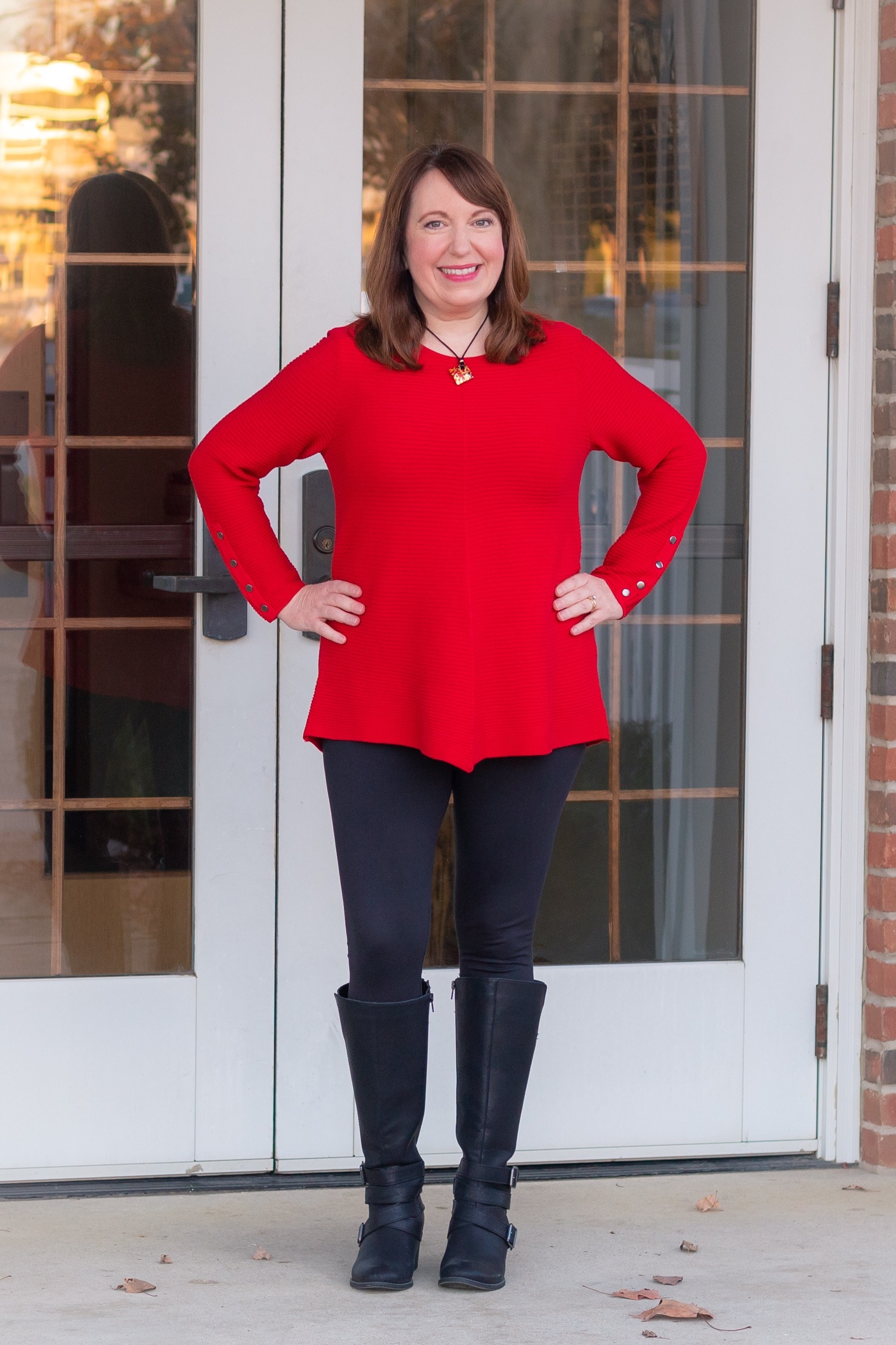 Red Tunic & Leggings – Dressed in Faith