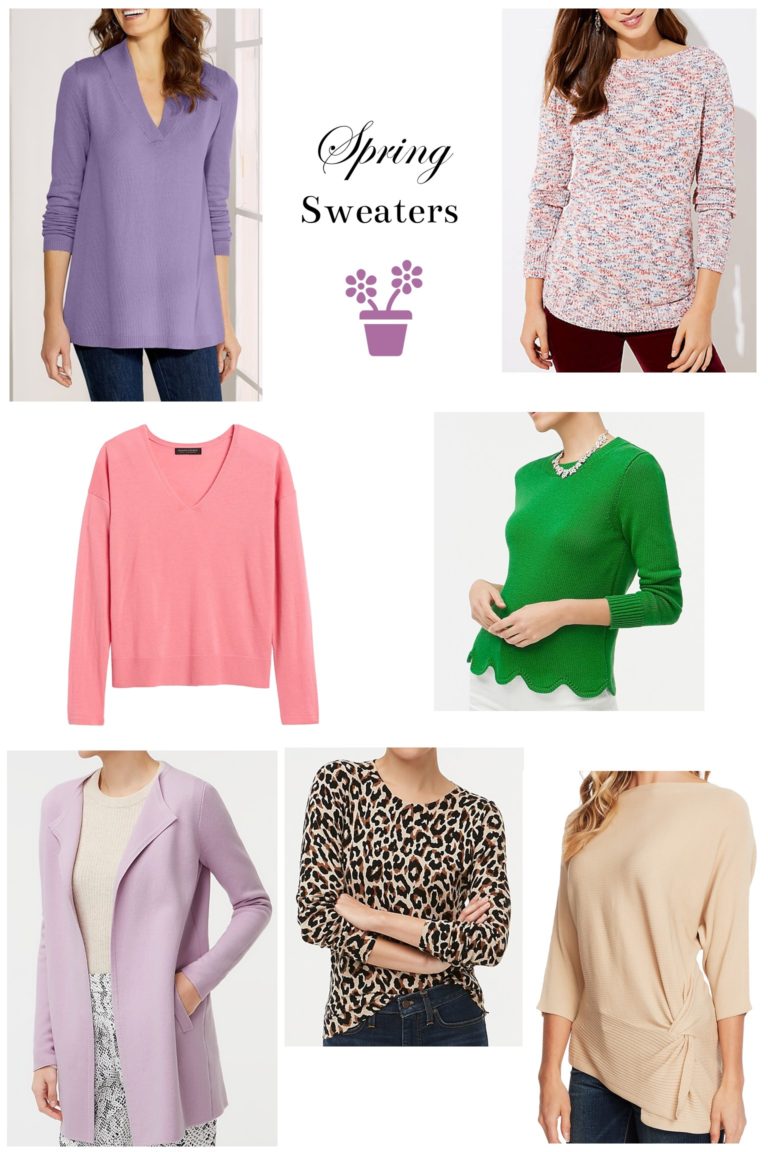 Spring Sweaters Dressed in Faith