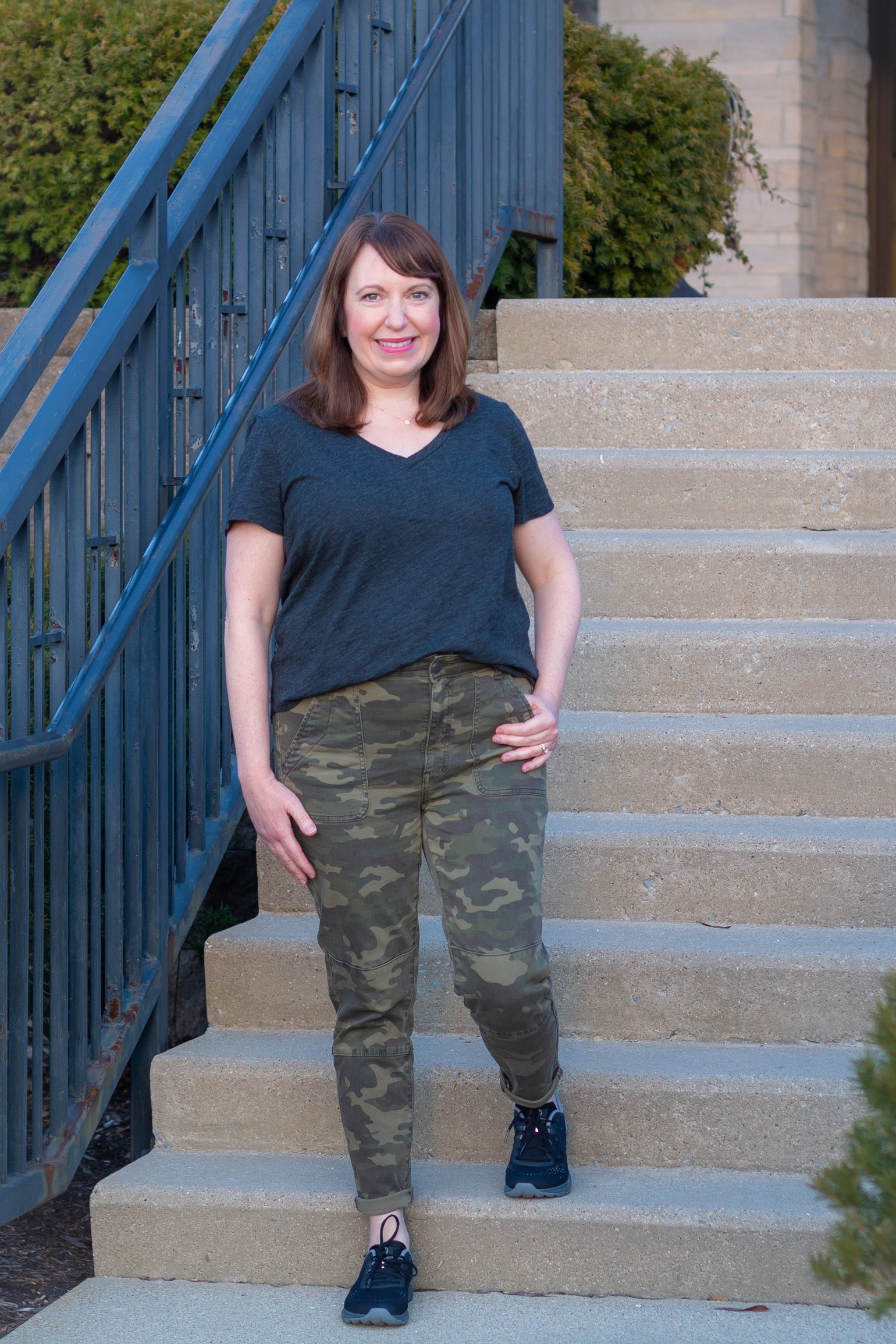 Blue Camouflage Pants