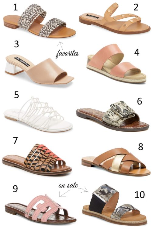 Summer Shoe Trend - Slide Sandals – Dressed in Faith