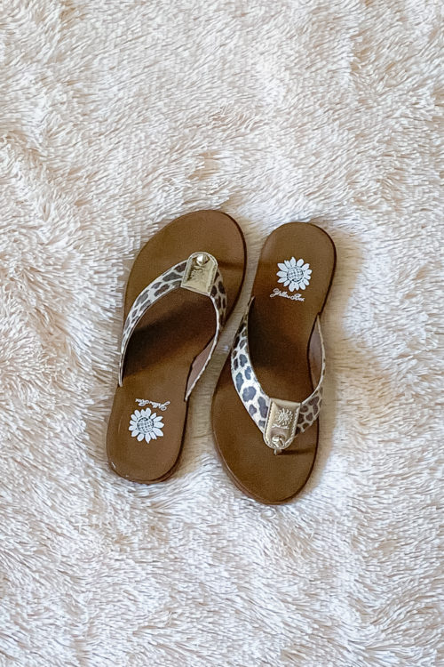 Leopard Sandals + Jean Shorts - Dressed in Faith