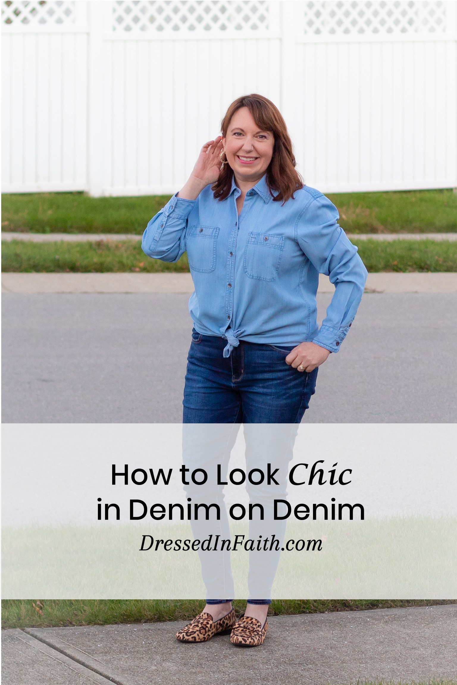 How to Look Chic in Denim on Denim – Dressed in Faith
