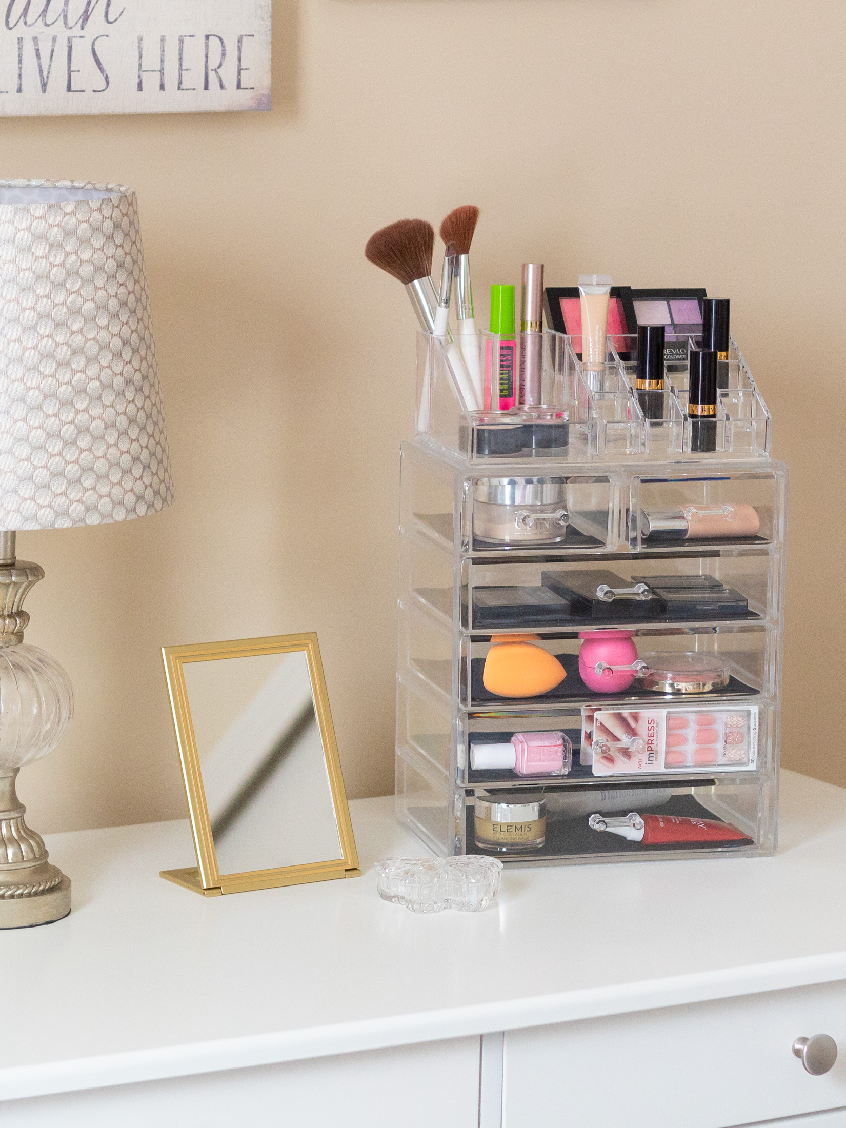 Makeup Storage Ideas Dressed In Faith