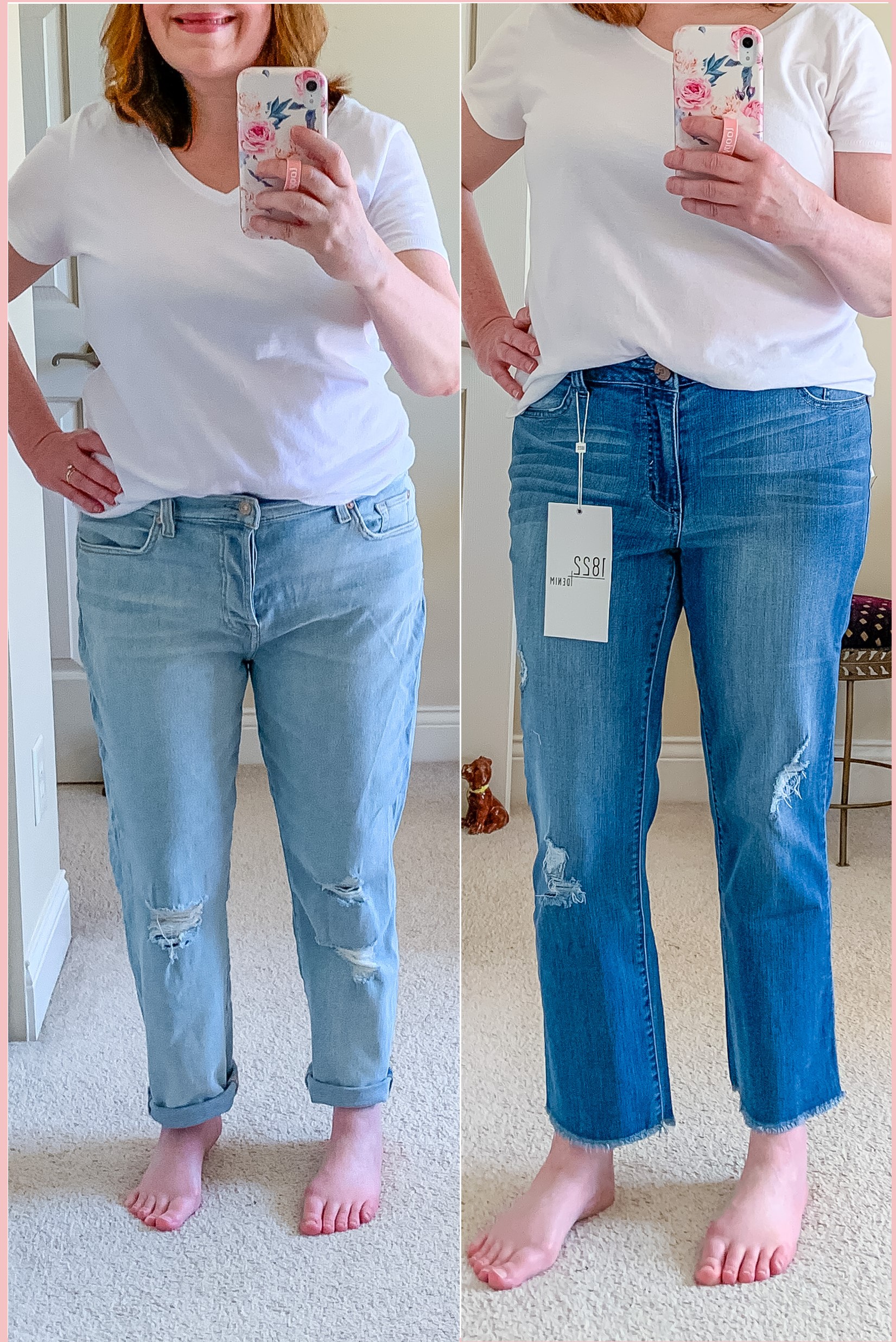 Spring Jean Try-Ons