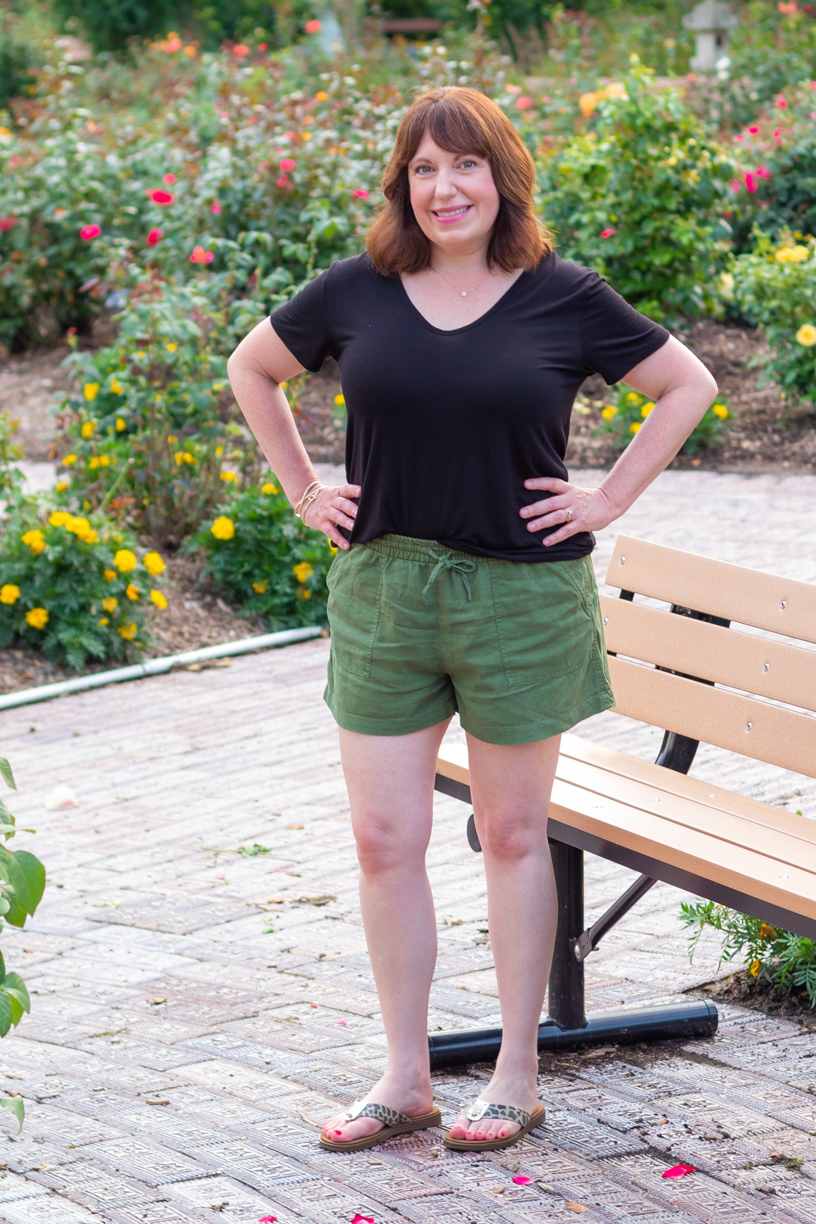 Cool Utility Green Shorts