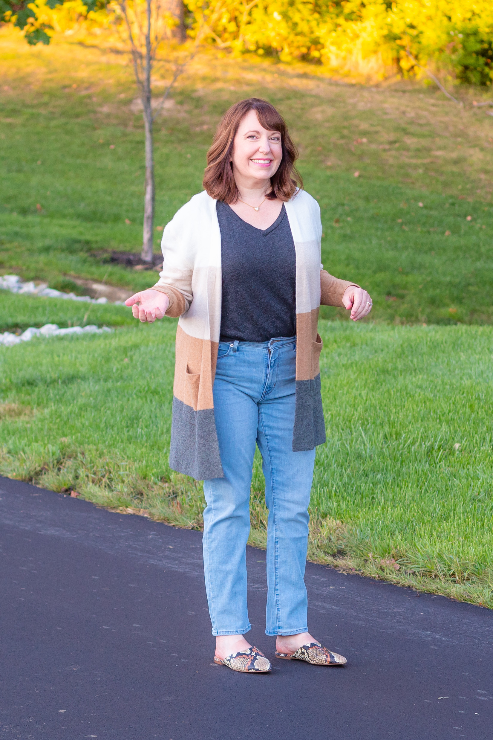 Fall Statement Cardigan - Dressed in Faith