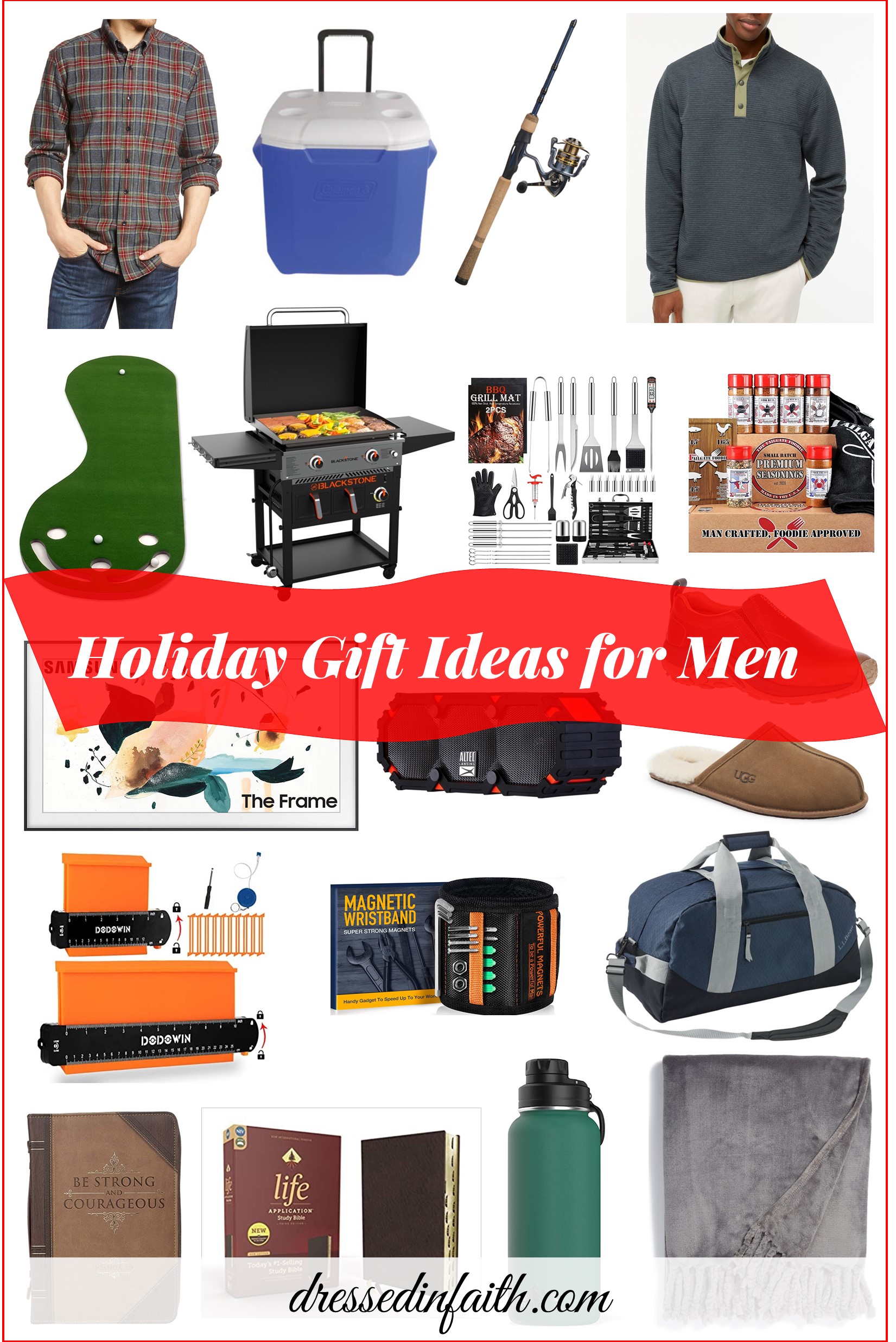 2021 Holiday Gift Ideas for Men - Dressed in Faith