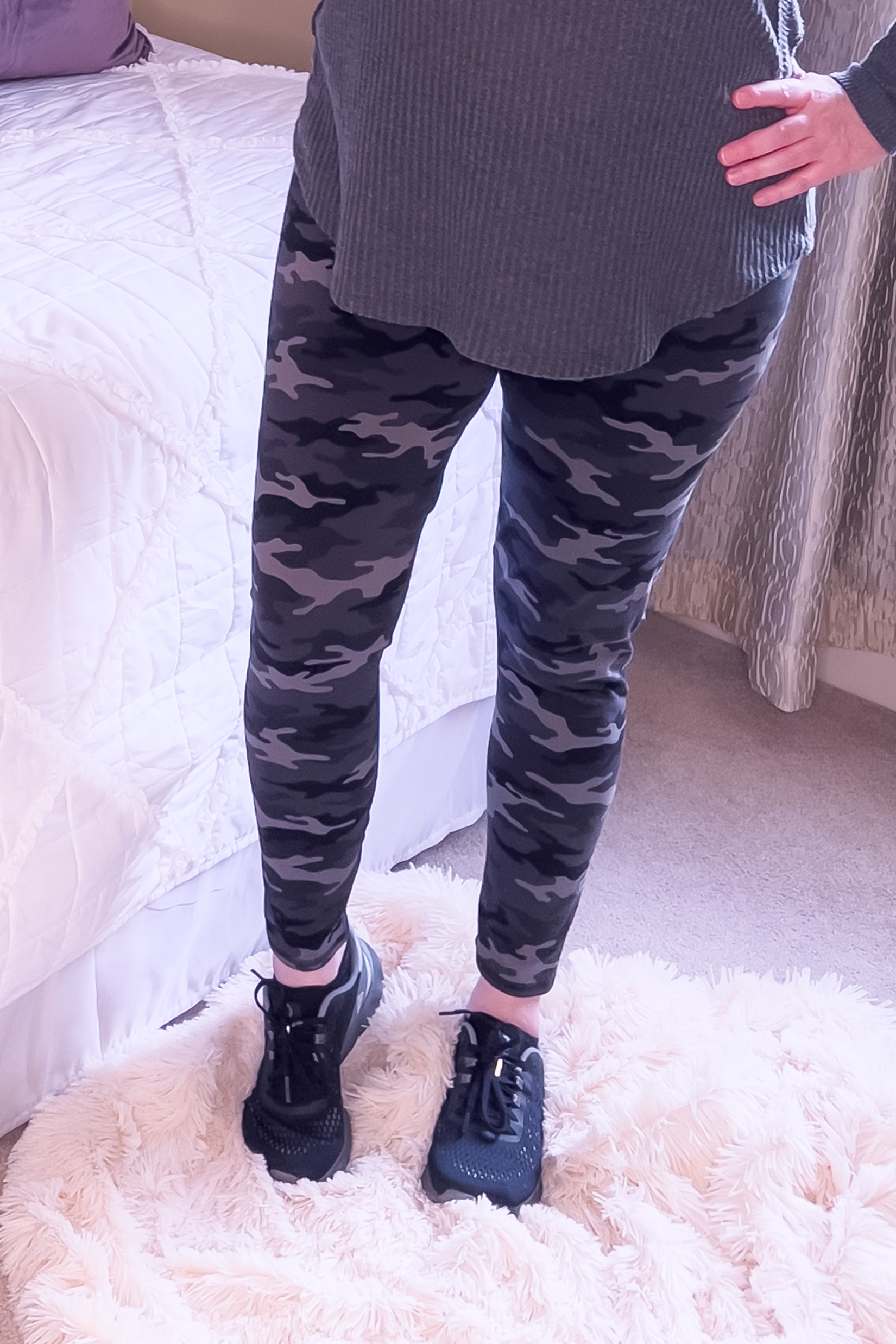 Athleisure Outfits with Camo Leggings – Dressed in Faith