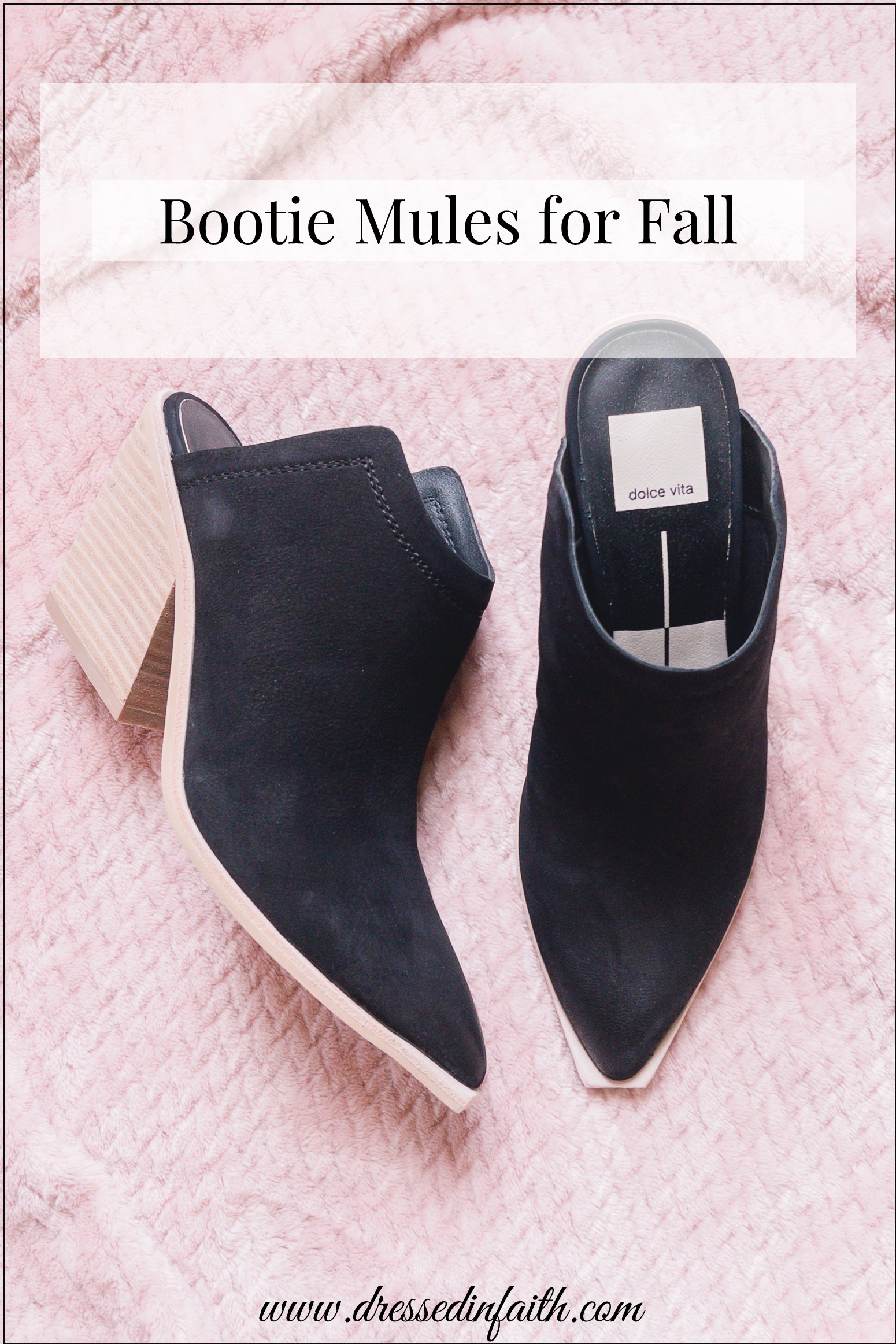 Bootie Mules for Fall