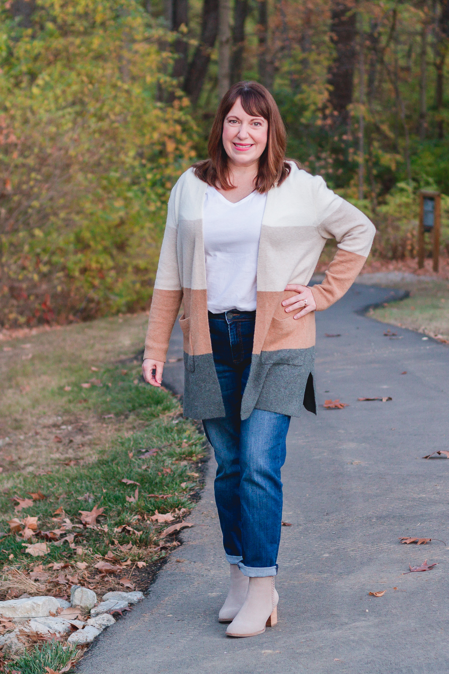 Throwback Thursday – Color Block Cardigan