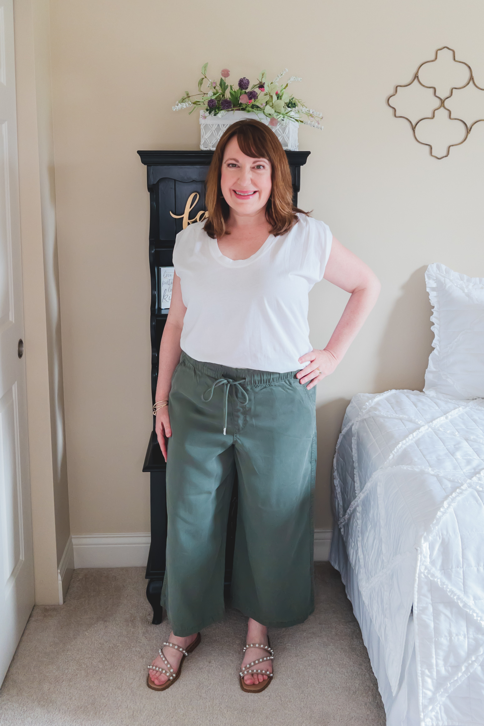 How to Style Wide Leg Pants if You're Petite