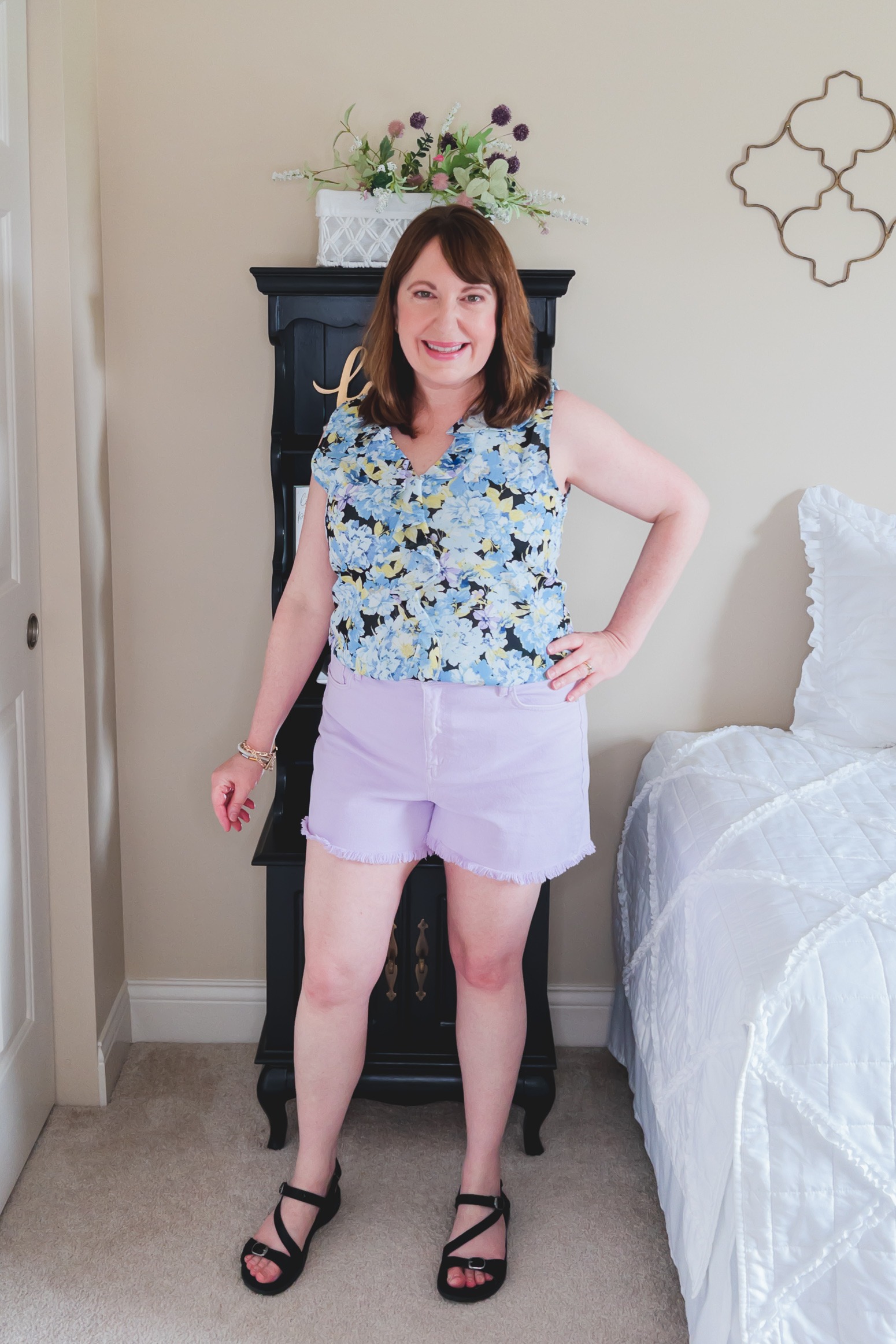 Floral Blouse Styled Twice