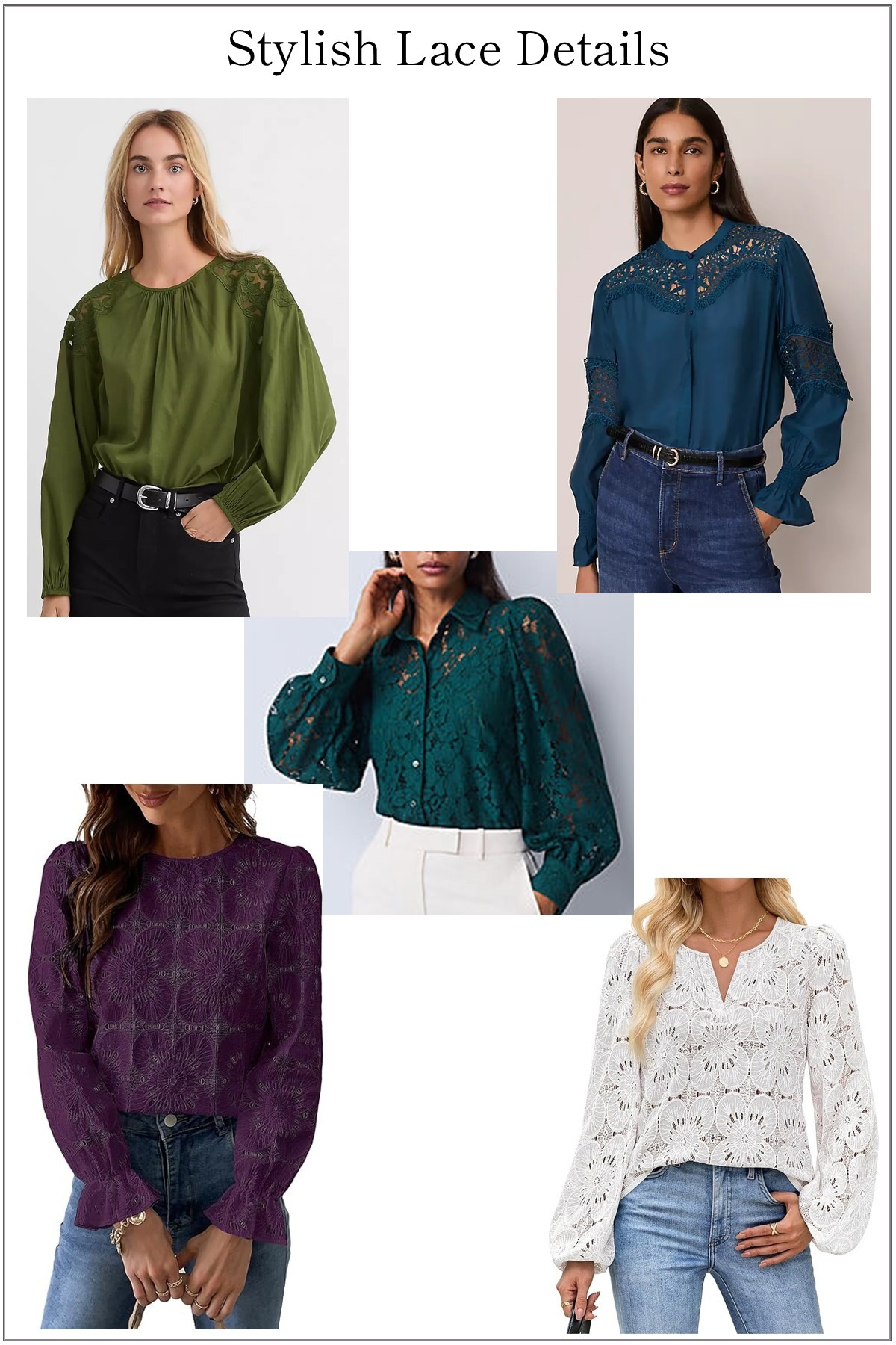 Stylish Lace Details